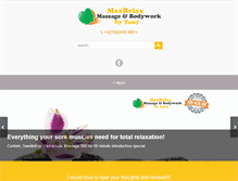 Tablet Screenshot of maxrelax.org
